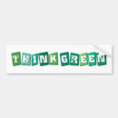 Search for think green bumper stickers Nature