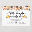 Search for little pumpkin invitations Fall floral