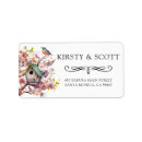 Search for birdhouse return address labels Floral