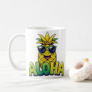 Search for hawaiian style mugs Pineapple