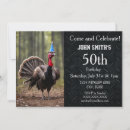 Search for turkey birthday invitations Hunting