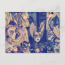 Recherche de masques vénitiens cartes postales Mascarade