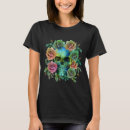 Search for green skull tshirts Floral