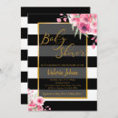 Search for black and white stripes baby shower invitations Vintage