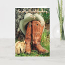 Recherche de mens anniversaire cartes Cowboy