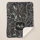 Search for black and white marble blankets Pattern
