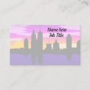 Recherche de paysages urbains cartes visite Graphique