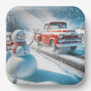 Search for vintage snowman plates Winter