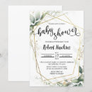 Search for geometric baby shower invitations Bohemian