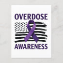 Search for drug addiction postcards Overdose awareness