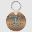 Search for classic wedding keychains Initial