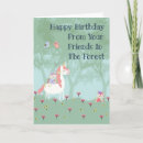 Search for forest friends birthday cards Girl