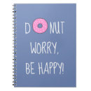 Search for cute food notebooks Doughnut