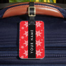Search for new year luggage tags Snowflakes