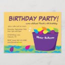 Search for water balloon invitations Party