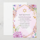Search for unique bar bat mitzvah invitations Purple