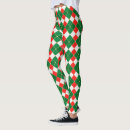 Search for argyle pattern leggings Red