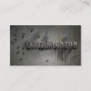 Search for exterminate business cards Pests