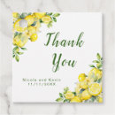 Search for lemon wedding favour tags Watercolor lemons