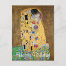 Recherche de peintre symboliste cartes postales Baiser