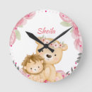 Recherche de fille baby shower horloges Rose