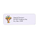 Search for africa return address labels Giraffe