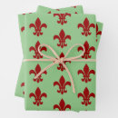 Recherche de fleur de lis vert Rouge