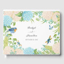 Search for hydrangea guest books Blue