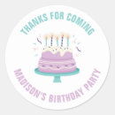 Search for birthday cake stickers Thank you