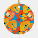 Search for poppy flower ornaments Watercolor