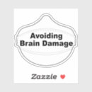 Search for damaged stickers Brain