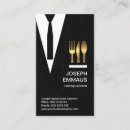 Recherche de cravate noire cartes visite Traiteur