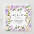 Search for lavender baby girl shower invitations Elegant