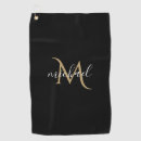 Search for monogrammed golf towels Elegant