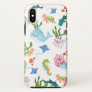 Search for cute ocean animals iphone cases Pattern