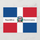 Recherche de drapeau dominicain cartes postales Drapeaux