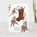 Recherche de singes noël cartes Joyeux
