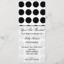Search for black dot invitations Polka dots