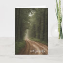 Recherche de chemin forestier vœux cartes Bois