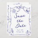 Search for quirky wedding save the dates Hand drawn