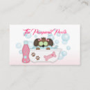 Search for pampering business cards Dog