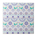 Search for mexican folk tiles Flower