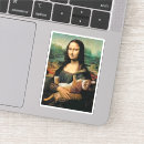 Recherche de mona lisa autocollants Peinture