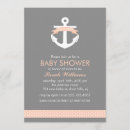 Search for coral baby shower invitations Sea