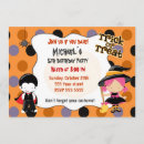 Search for twins halloween invitations Witch