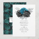 Search for turquoise silver wedding invitations Floral