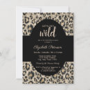 Search for animal print bachelorette party invitations Glitter