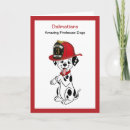 Search for dalmatian cards Firefighter