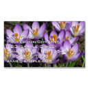 Recherche de fleur de crocus cartes visite Printemps