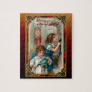 Search for vintage christmas puzzles Old world santa
